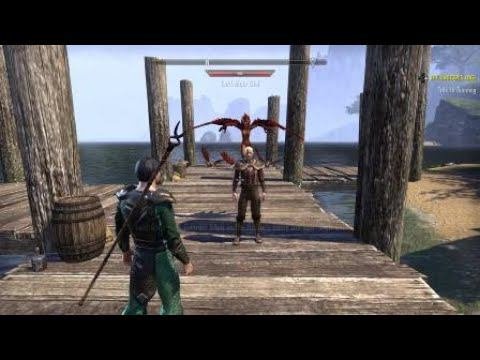 Funny action on background in The Elder Scrolls Online: Tamriel Unlimited