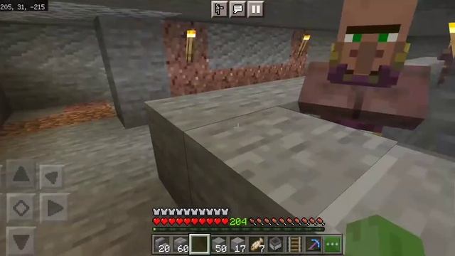 Стою ферму железа майнкрафт. Выживание под землёй. Minecraft Bedrock 1.16