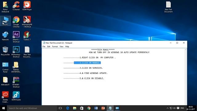 How We Stop Windows 10 From To Automatically Downloading & Installing Updates