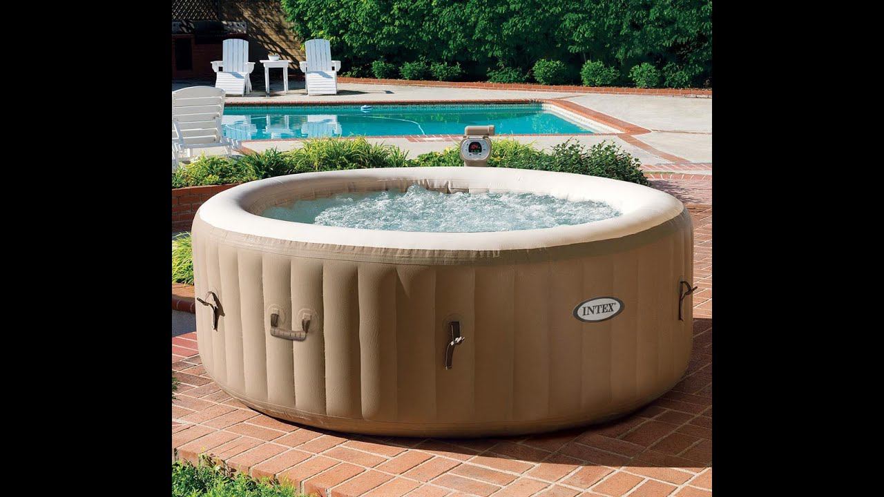 Надувное джакузи Intex PureSpa Bubble Therapy+Hard Water System, 196х71 см 28404