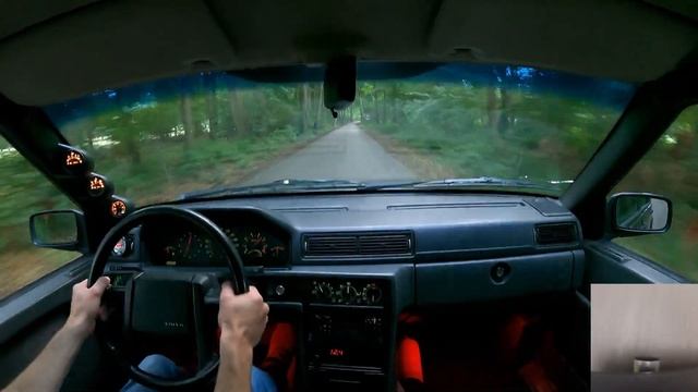 Volvo 940 TURBO POV launch (with exhaust cam)