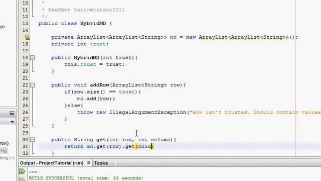 Java Tutorial - Creating Secure Dynamic Multi-Dimensional Array - Session 23