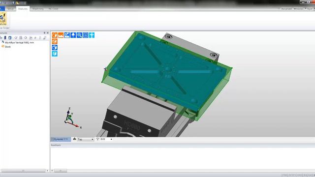 4a. Edgecam TestDrive tutorial - Selecting a machine and feature finding