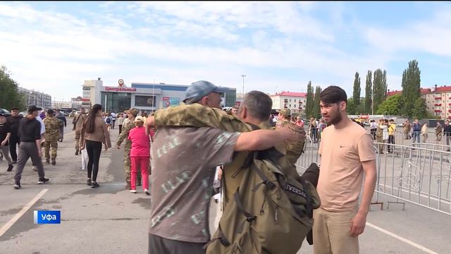 Военнослужащие мотострелкового полка "Башкортостан" отправились в зону СВО после краткосрочного отпу