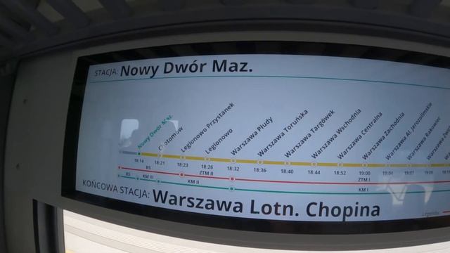 How to get from Modlin Airport to the center of Warsaw by train
