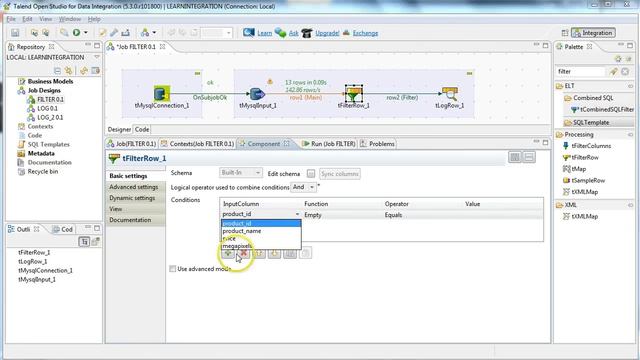 Filtering Data with Talend Open Studio (Tutorial)