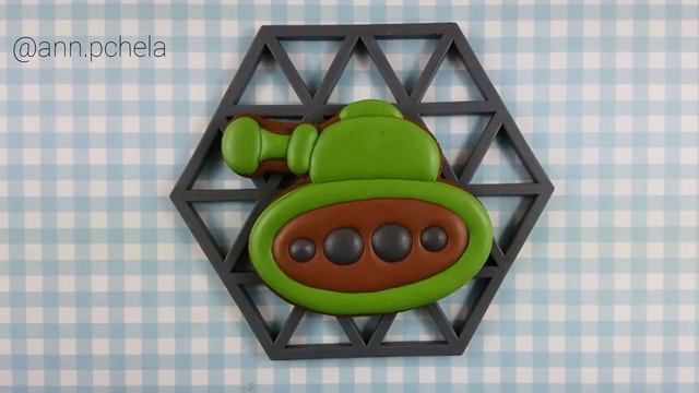 Пряник - Танк. 23 февраля. Мастер-класс по пряникам. Cookies with icing. Decorated cookies.