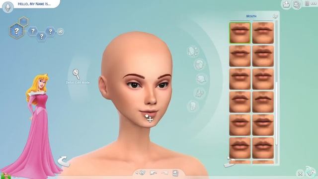 Aurora "Sleeping Beauty" (+ CC Links) // The Sims 4: Create A Sim