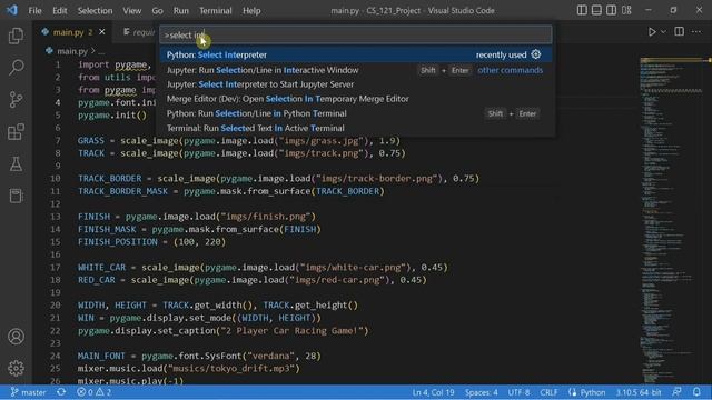 How to fix Pygame Module not Found Error