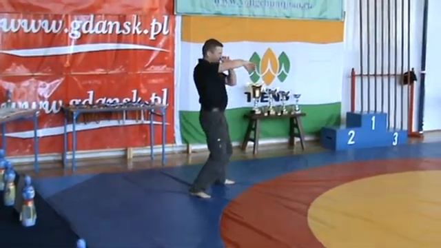 Janusz Szymankiewicz schoole of WSL Ving Tsun Cham Kiu demonstration Sifu Mariusz Petkun,