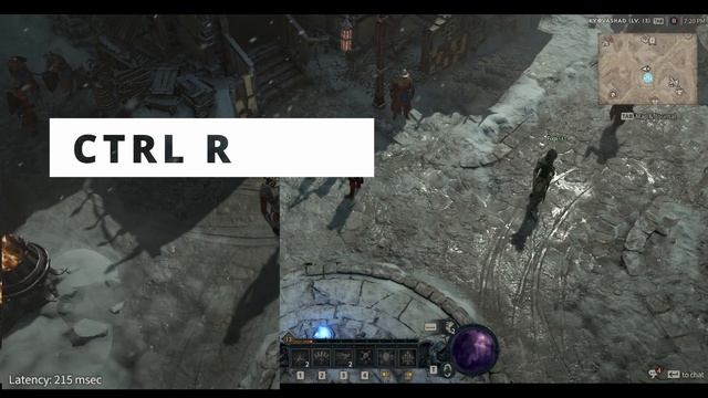 Diablo 4 Show FPS | Show Latency | Show Ping