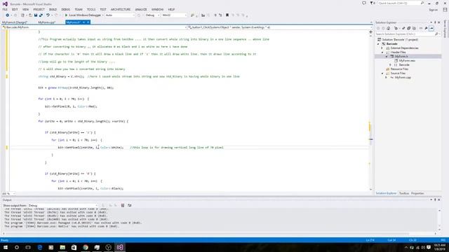 Barcode Maker/Generator C++ Visual Studio