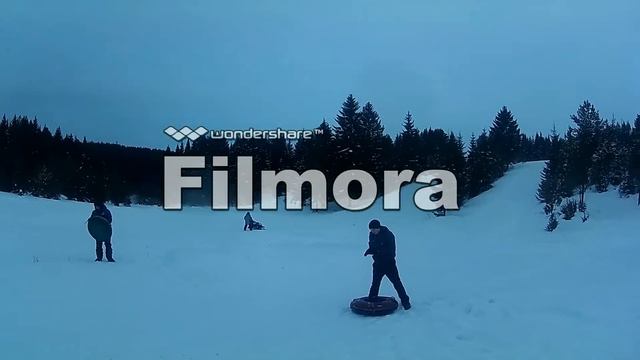 Катаемся на тюбингах!