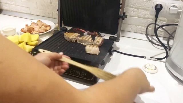 Обалденный мощный гриль! Обзор Гриль SteakMaster REDMOND RGM-M809