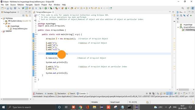 ArrayList Example | Java Collection Concept | Core JAVA Basic Concepts