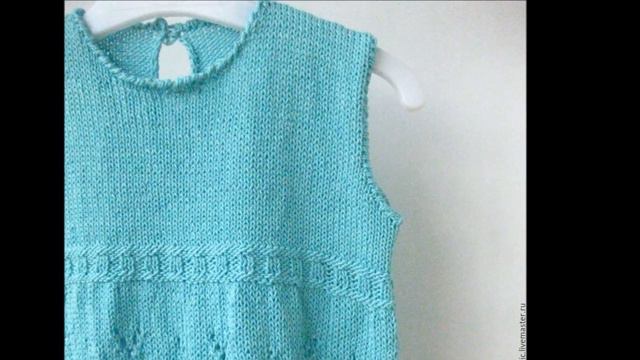 ПЛАТЬЕ для ДЕВОЧКИ Спицами 2019 / DRESS FOR GIRL Spokes / Kleid für Mädchen Speichen