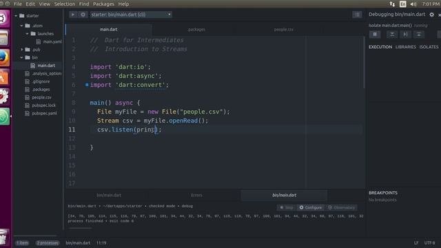 Dart Programming for Intermediates:  Streams 02
