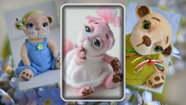 Забавные игрушки из плюша для детей и взрослых  Авторские работы Татьяны Образ