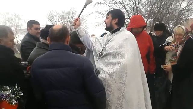 Свято Хрещення Господнього. Окроплення Йорданською водою.  19.01.2017