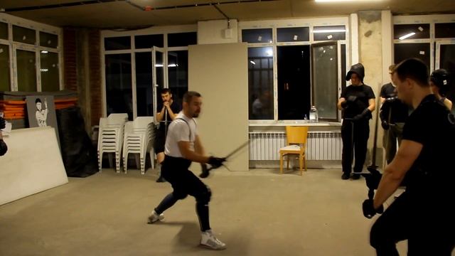 Интенсив школы "Сталь" в Ростовской Гильдии Фехтовальщиков - 2 день 2 часть