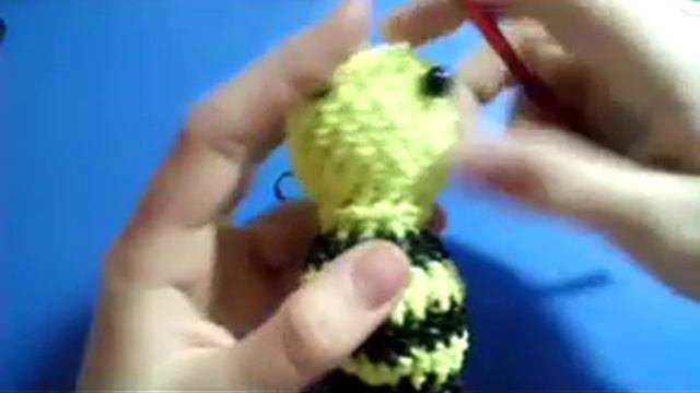 Пчела лумигуруми. Часть 4  хвостик и ротик 