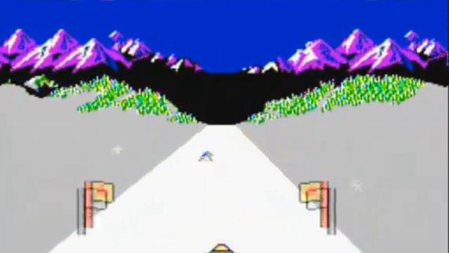 Slalom - NES Gameplay