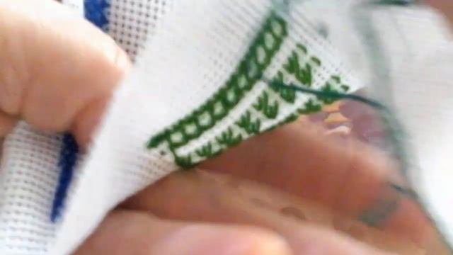 Вишивка половиною малого потрійного хрестика, з@няття 370