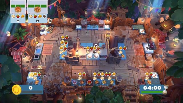 Overcooked 2 Campfire Cook Off 1-3 solo 4 stars