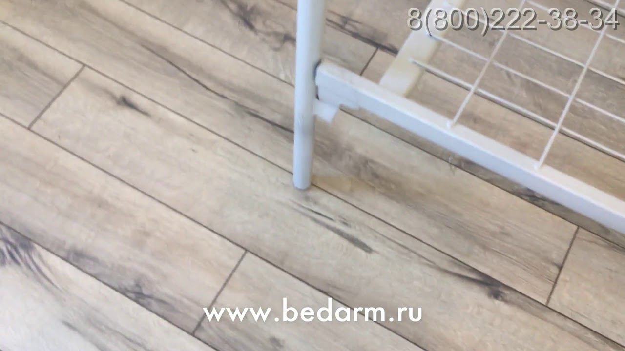 Металлическая двухъярусная кровать СС-2 + серая (обзор с комментариями)