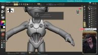 МИЛЫЙ HARD-SURFACE Робот в Zbrush