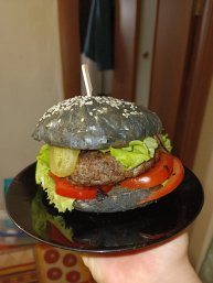 grey classic burger