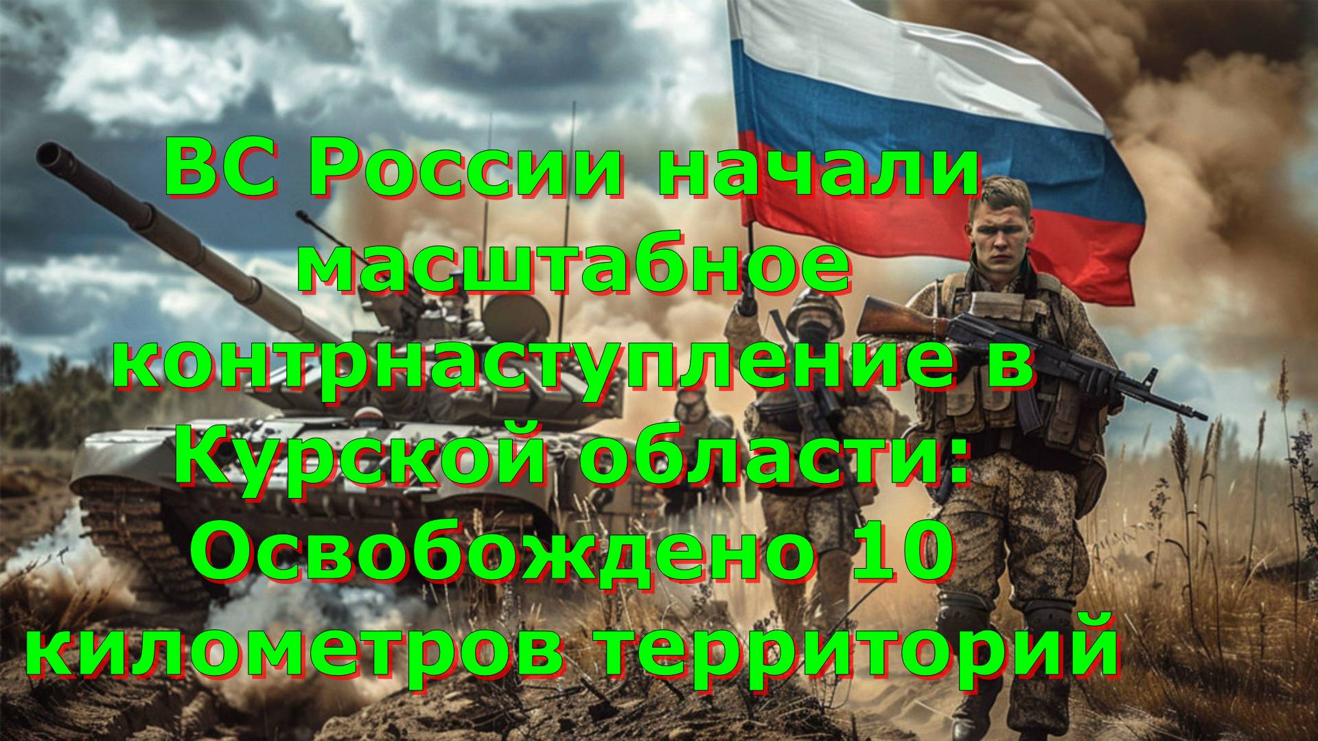 ВС России начали масштабное контрнаступление в Курской области: Освобождено 10 километров территорий