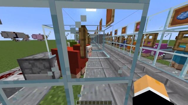 Как построить ферму красителей в Minecraft 1.14.4?