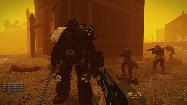 ARMA 3 warhammer 40k black templars brutal close combat fight with chaos