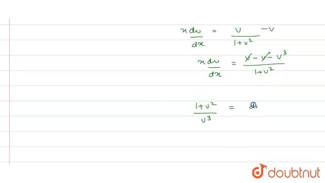Solution of the differential equation `(x^(2)+y^(2))dy-xy dx=0` is