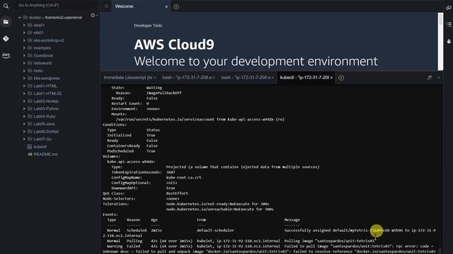 EKS Cluster - Hello k8s App