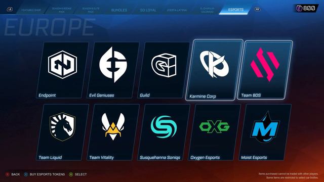 All Rocket League Esports Decals + [TOP 3]