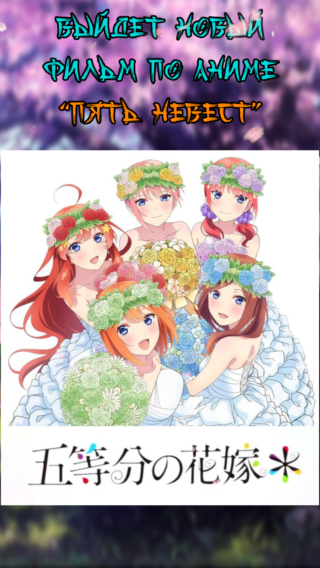 Аниме Новости || Пять невест || #anime #аниме #анименовости