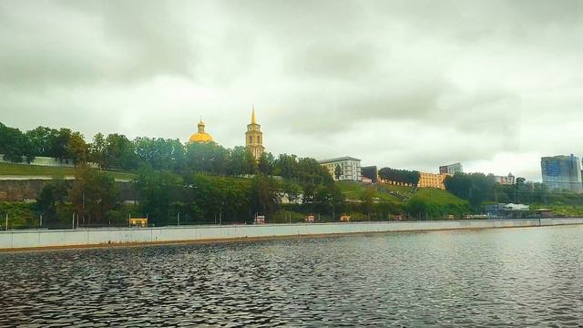 Набережная Камы. Вид с теплохода.