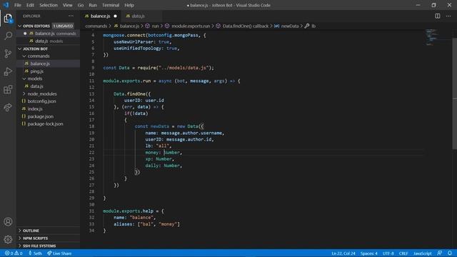 Code Your Own Discord Bot! Pt 5 - Money System!
