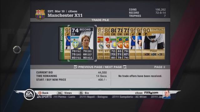 FIFA 11 Ultimate Team  The Sale Of BECCHIO