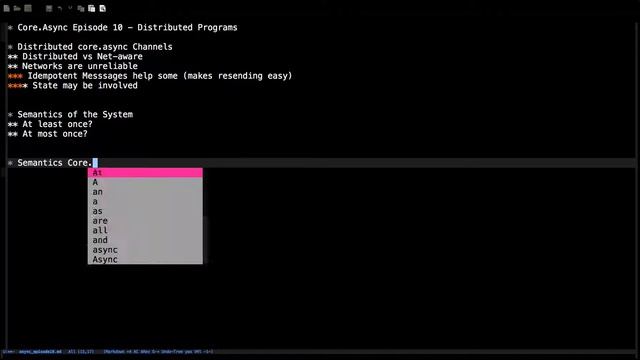 Core.Async - Episode 10 - Distributed Programs