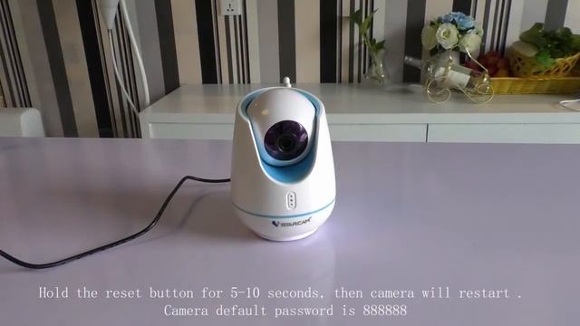 How to Reset VStarcam IP Camera E27 to Factory Default