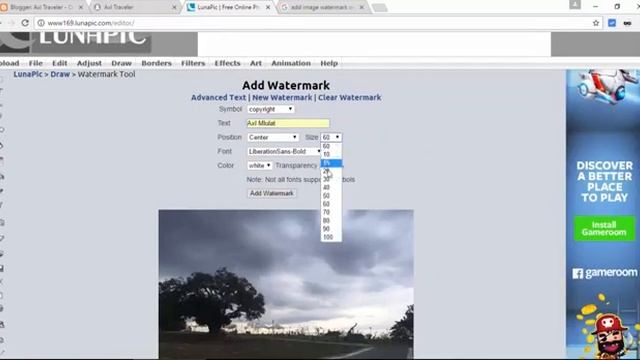 36. How to Add Watermark to Images in blogger? Blogger Tutorial for Beginners.