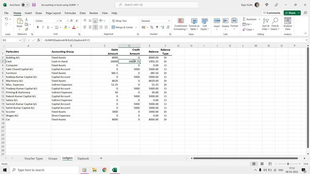 Summing Data in Excel: A Step-by-Step SUMIF Tutorial