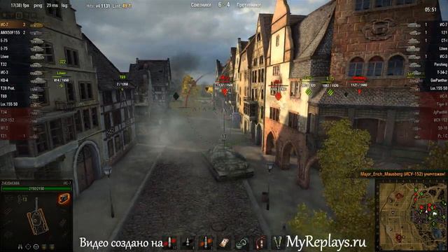 WOT: Л. Зигфрида - ИС-7 - 6 фрагов -