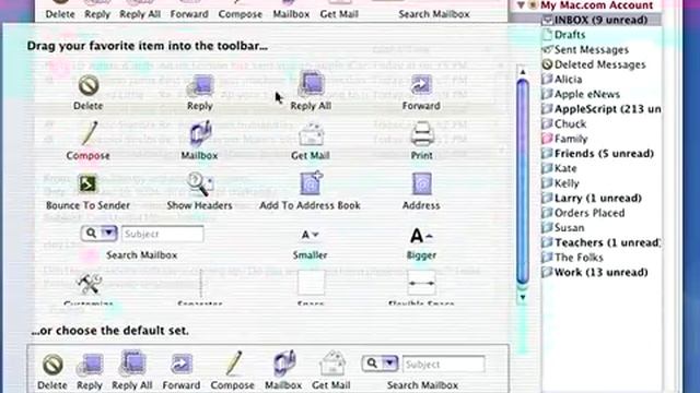 Apple - Quick Demo of Mac OS X Mail 10.0 - Cheetah - 2001