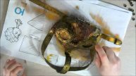 МК Маска Чумного Доктора_Ч1|Step by Step Tutorial Mixed Media Plague Doctor's Mask by Ragozina Olya
