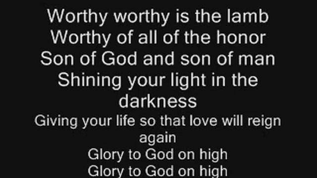David Hodges - Glory to God (Lyrics Music Video)