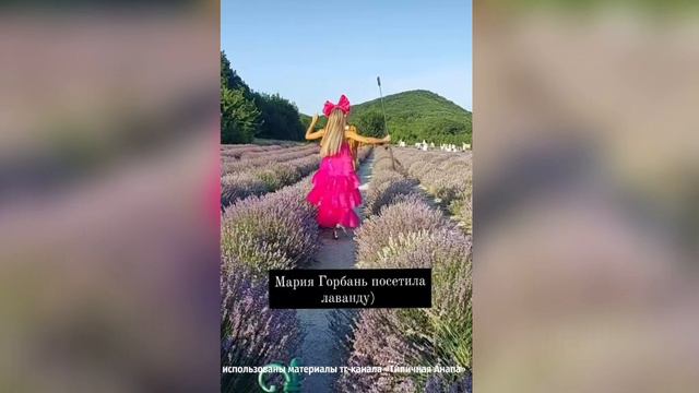 Мальвина в Анапе: звезда сериалов Мария Горбань посетила лавандовые поля